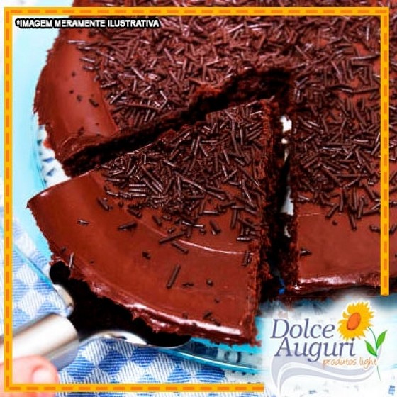 Encomenda de Bolo de Brigadeiro sem Açúcar Embu das Artes - Encomenda de Bolo de Doce de Leite sem Açúcar